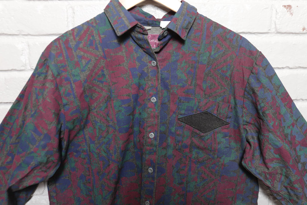 Cameo Rose Western Vintage  Shirt 9/10 Large 90s