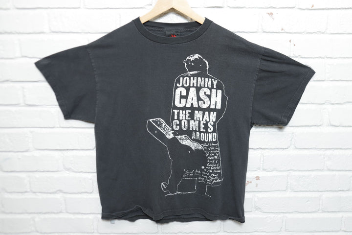 Johnny Cash Vintage The Man Comes Around T Shirt 2000s Large