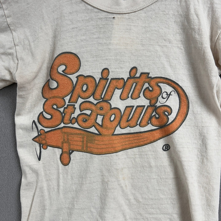 Vintage Spirits of St Louis ABA Basketball Team 70s T Shirt size Large