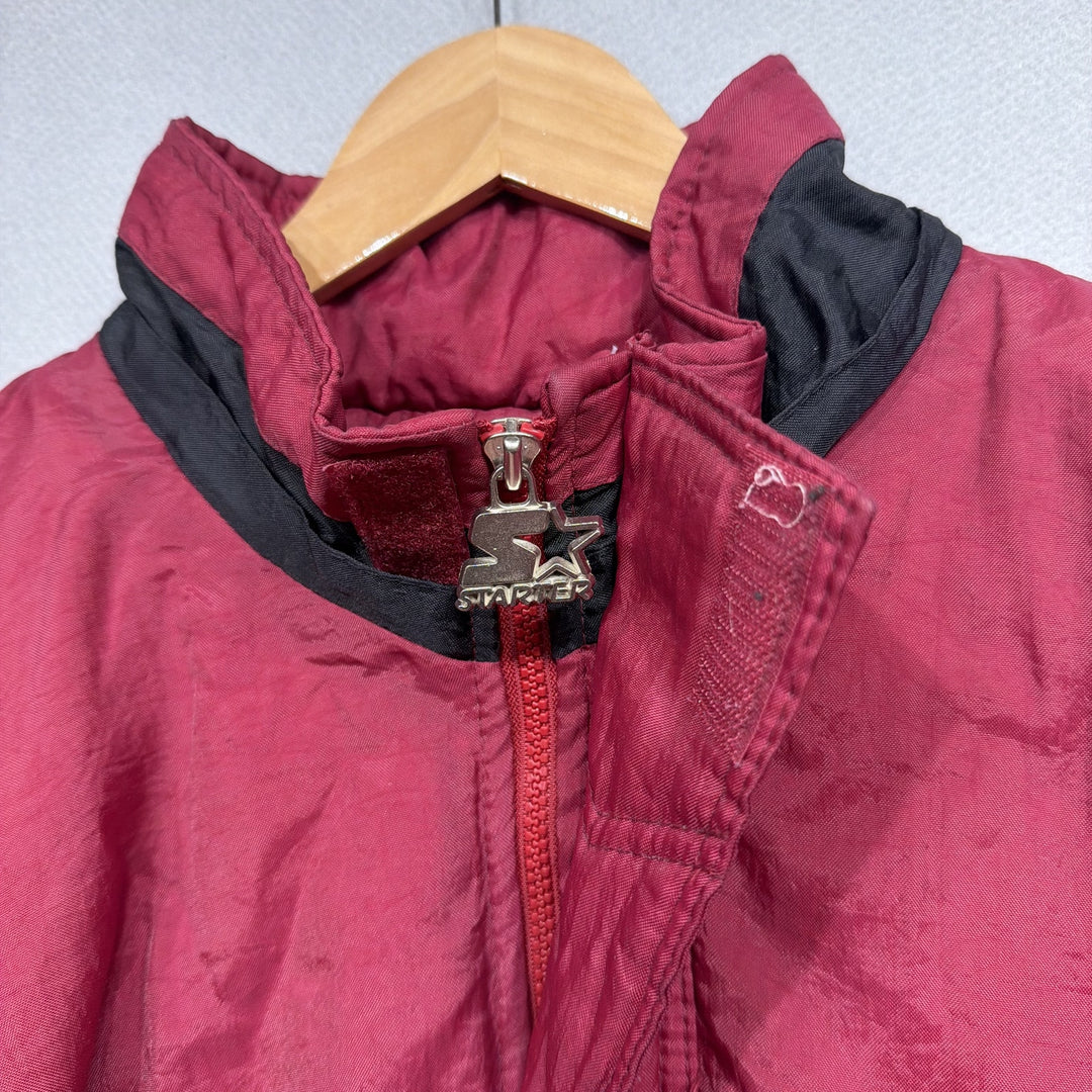Vintage 90s Arkansas Starter Puffer Jacket Size XL