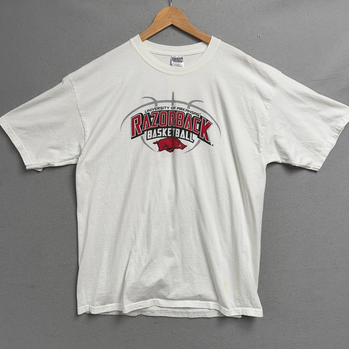 Vintage University of Arkansas Basketball T Shirt size XL