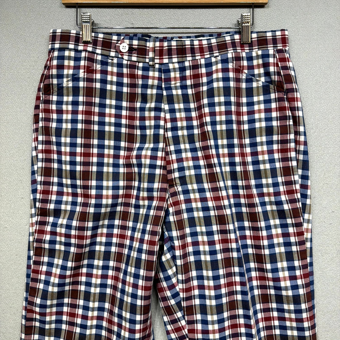Vintage Lacoste Plaid Pants Size 32