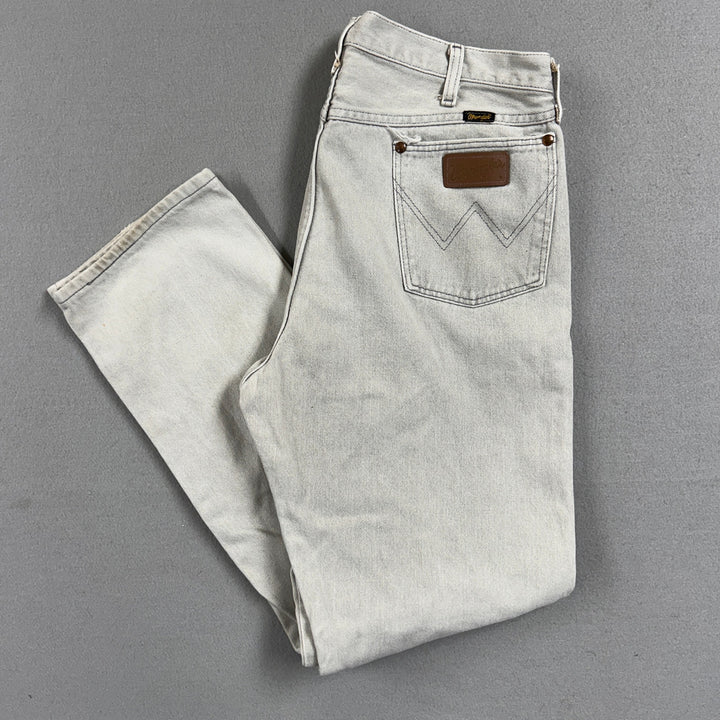 Vintage Wrangler Made in USA 13MWZ Gray Jeans Size 36