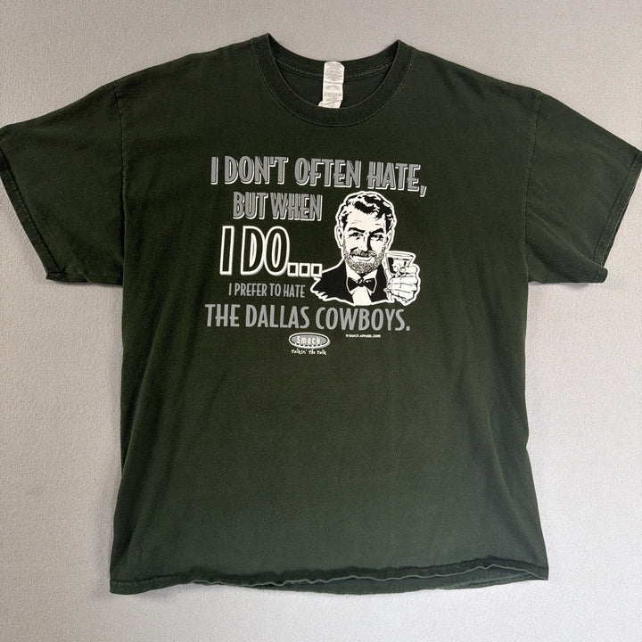 Vintage I Hate the Dallas Cowboys T Shirt Size XL