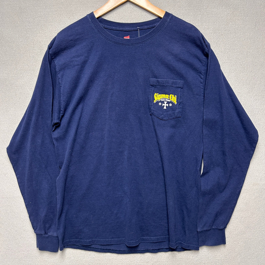 2012 Sigma Chi University of Arkansas Long Sleeve T Shirt size Large