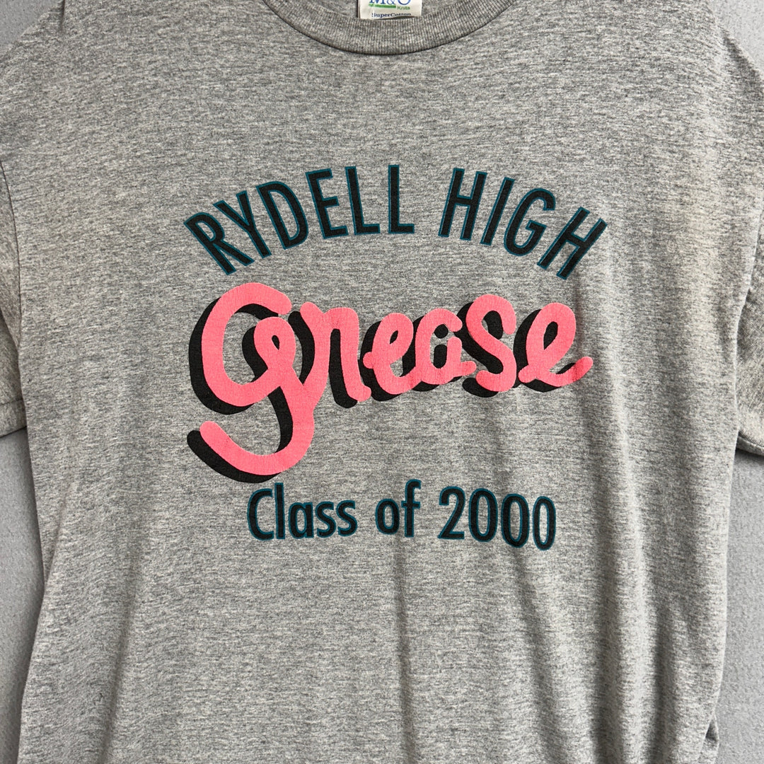 Vintage Rydell High Grease Musical Class Of 2000 Grey Shirt Size Large