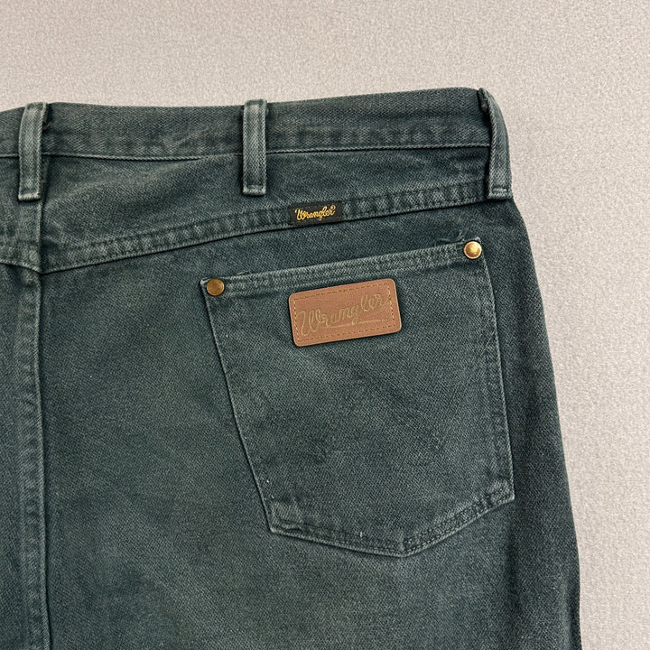 Vintage  Wrangler Green Made in USA Jeans Size 42