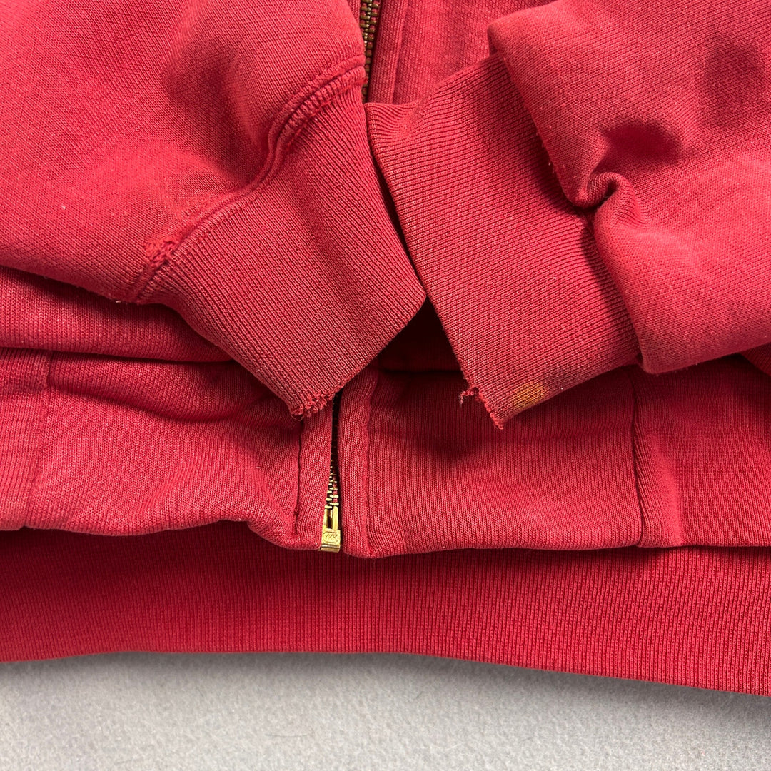 Vintage Carhartt Thermal Lined Red Hoodie Size XXL