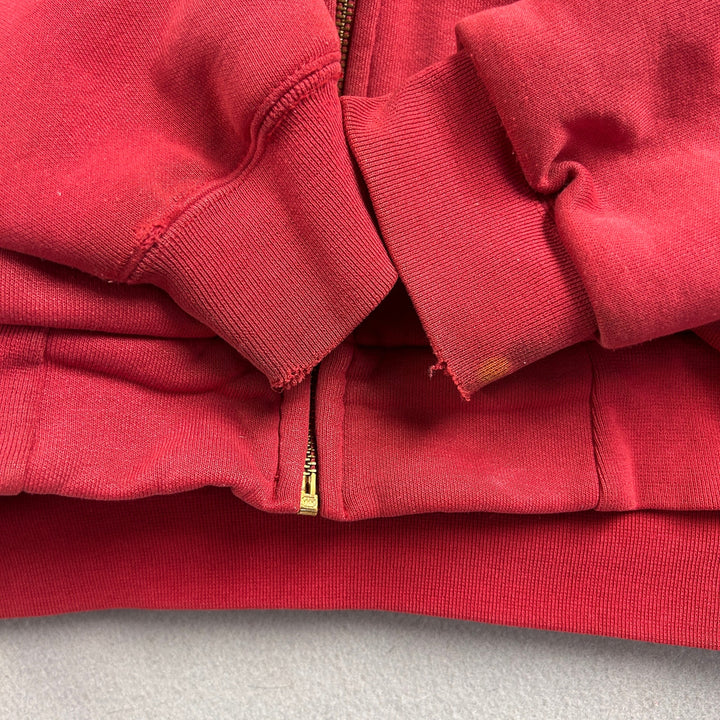 Vintage Carhartt Thermal Lined Red Hoodie Size XXL