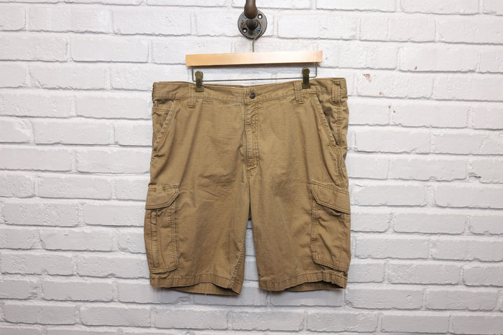 2000s carhartt brown ripstop shorts size 41/11