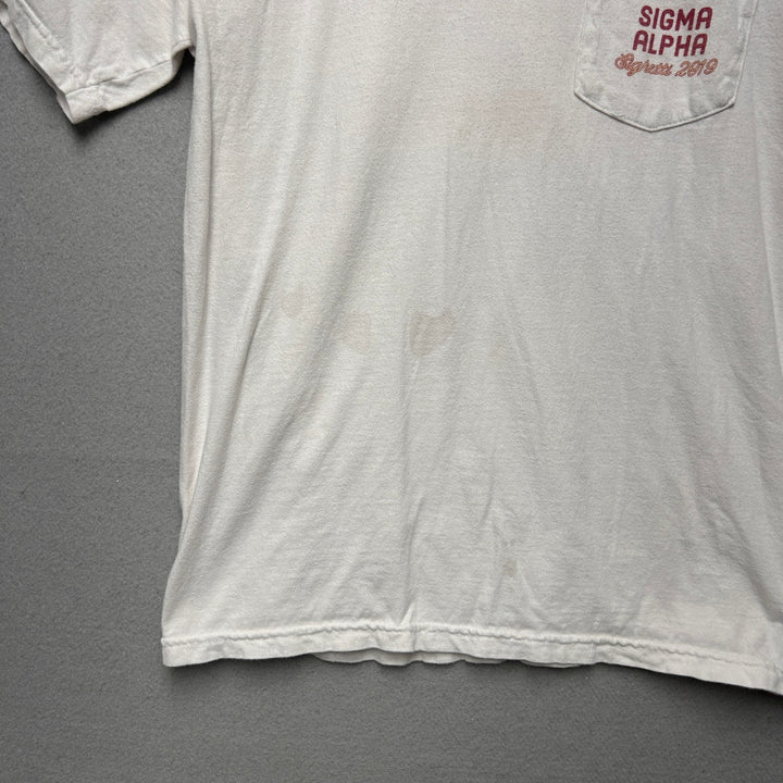 Sigma Alpha Spaghetti T Shirt size Medium