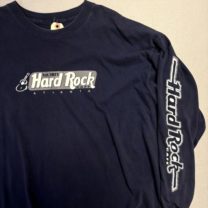 Vintage Hard Rock Cafe Atlanta Long Sleeve T Shirt Size XXL
