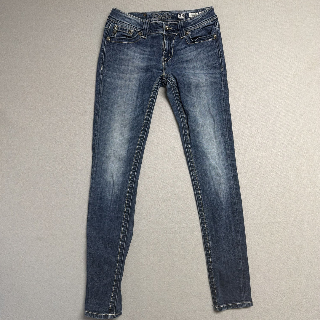 Vintage Miss Me Y2K Aztec Pocket Jeans Size 28