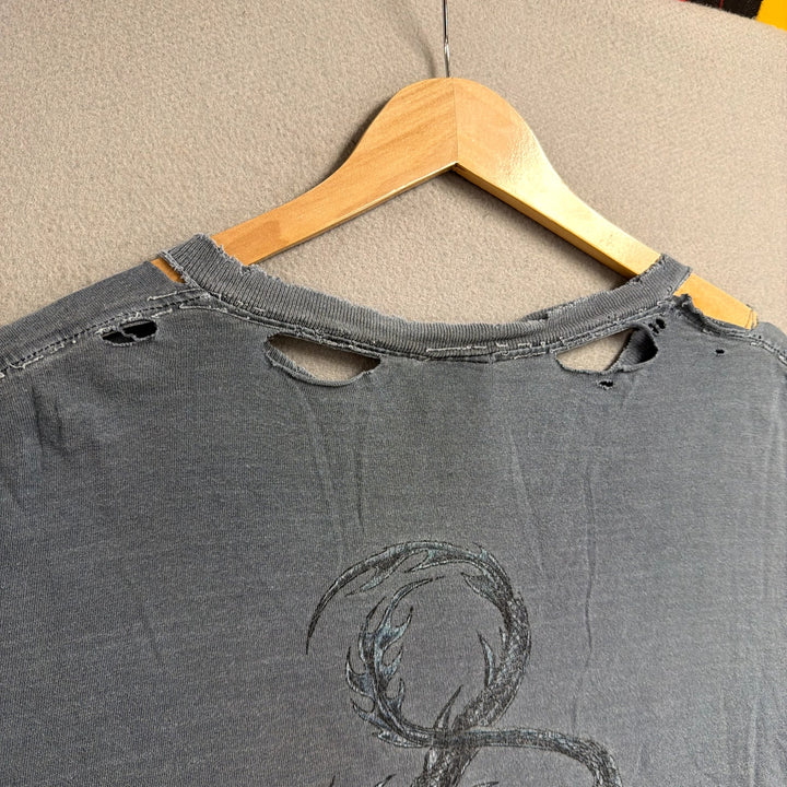 Vintage Top Heavy Dragon Thrashed Distressed Shirt size XL