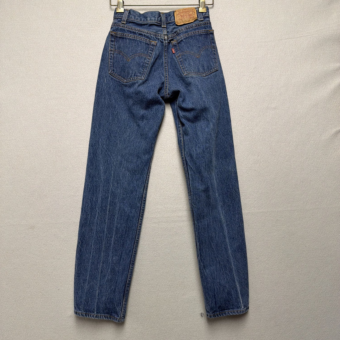 Vintage Levi's 701 Student 1980s Button Fly 501 Jeans Size 24