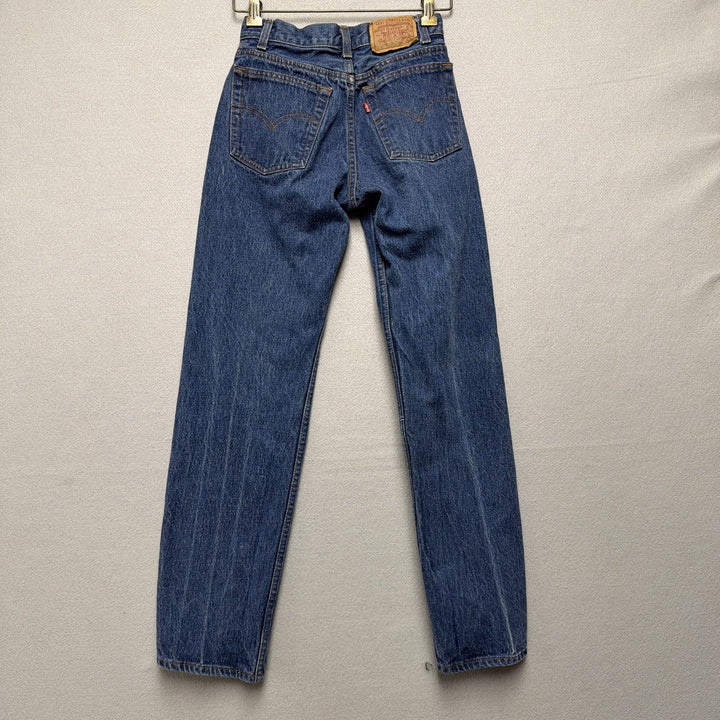 Vintage Levi's 701 Student 1980s Button Fly 501 Jeans Size 24