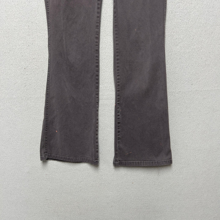 Vintage BeBop Flared Y2K Gray Pants Size 3