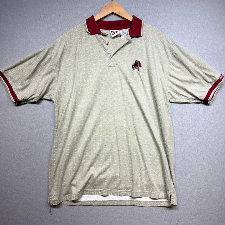 Vintage University of Arkansas Red Oak Polo Shirt Size XL