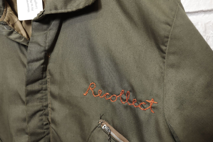 70s Vintage Recollect Custom Cropped  Jacket Size Large