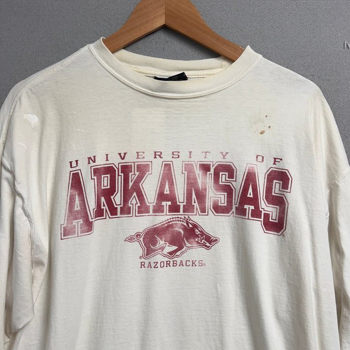 Vintage Arkansas Long Sleeve T Shirt Size Large