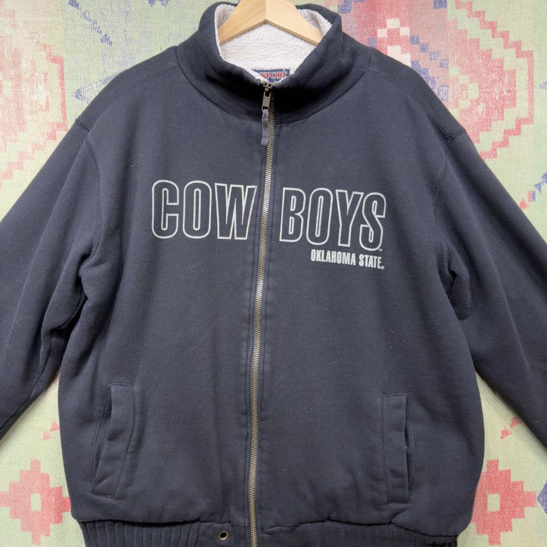 OSU Cowboys Vintage Zip up Sweatshirt Size XL 2000s