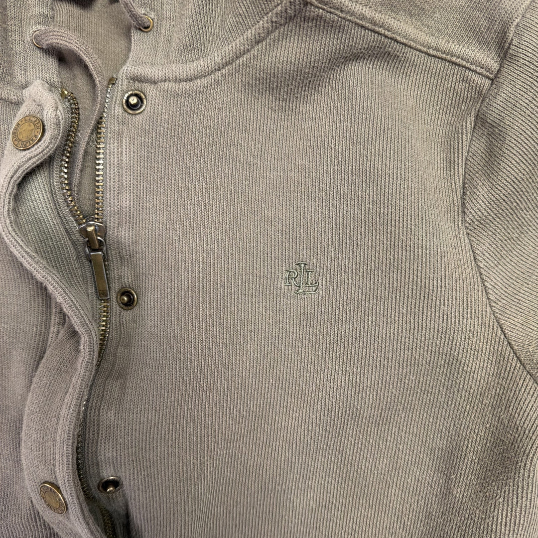 Vintage Lauren Ralph Lauren Olive Green Hoodie Size Petite Medium