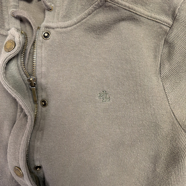 Vintage Lauren Ralph Lauren Olive Green Hoodie Size Petite Medium