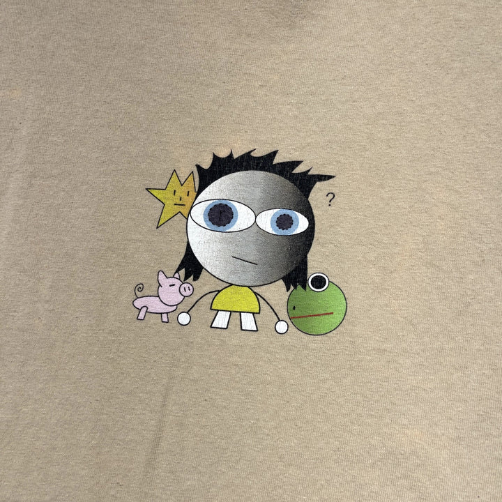 Frog Skateboards Distressed T Shirt Size Large