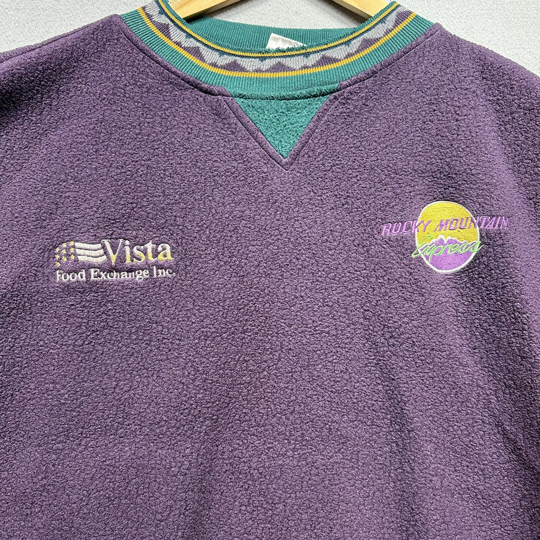 Vintage Rocky Mountain Express Drag Racing Sweatshirt Size XL