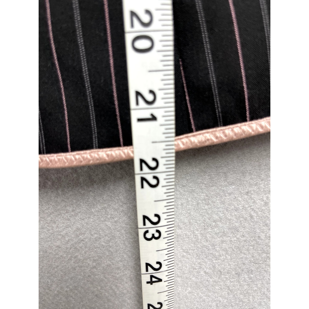 Y2K Women's The Limited Black Pink Pin Stripe Blazer Jacket sz 2