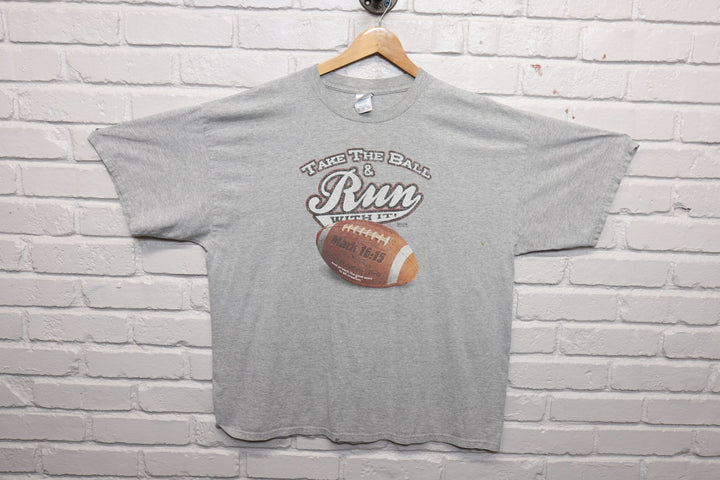 2000s take the ball jesus tee shirt size xxl