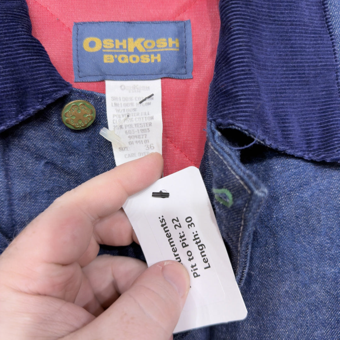 Osh Kosh B'Gosh Vintage Denim Chore Jacket Small 70s