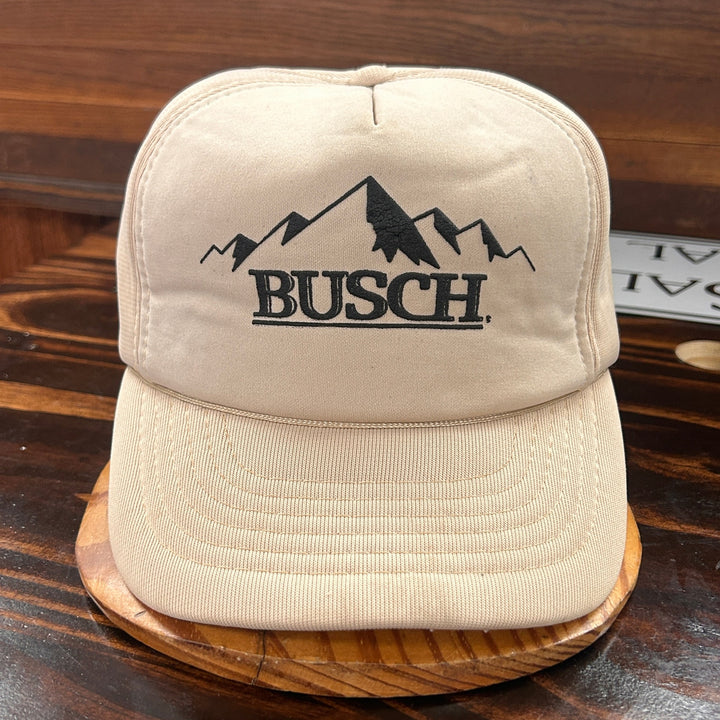 Vintage Busch Beer Full Foam Snapback Hat