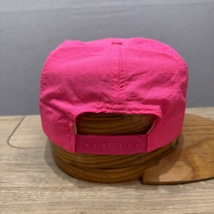 Vintage 80s California Angels Pink Snapback Hat