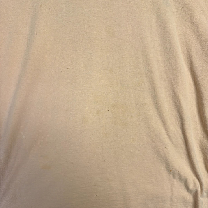 Vintage Oneita Peach Blank T Shirt Size XL