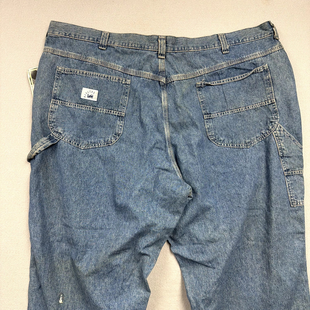 Vintage Lee Riveted Carpenter Jeans Size 50