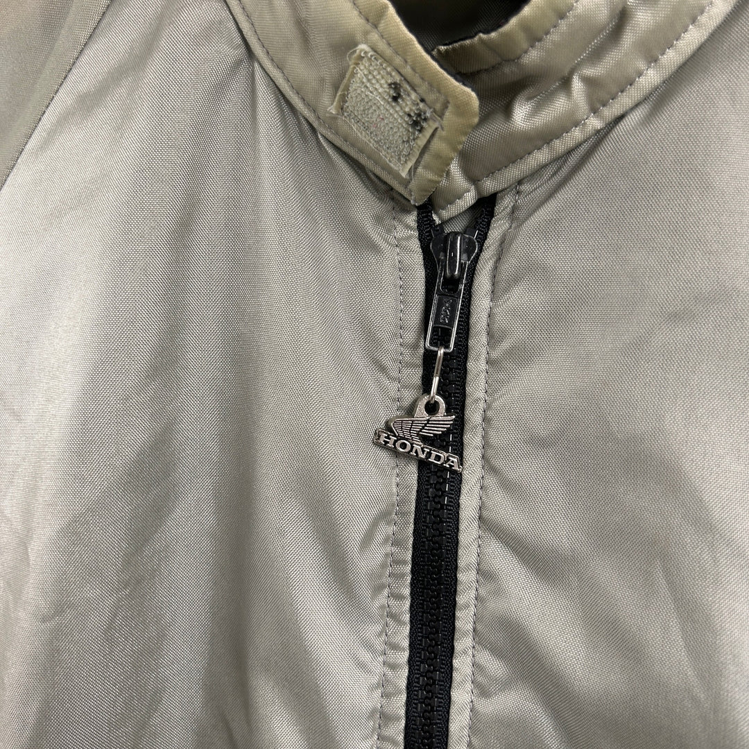 Vintage Honda Hondaline Silver Jacket No Liner Size XL