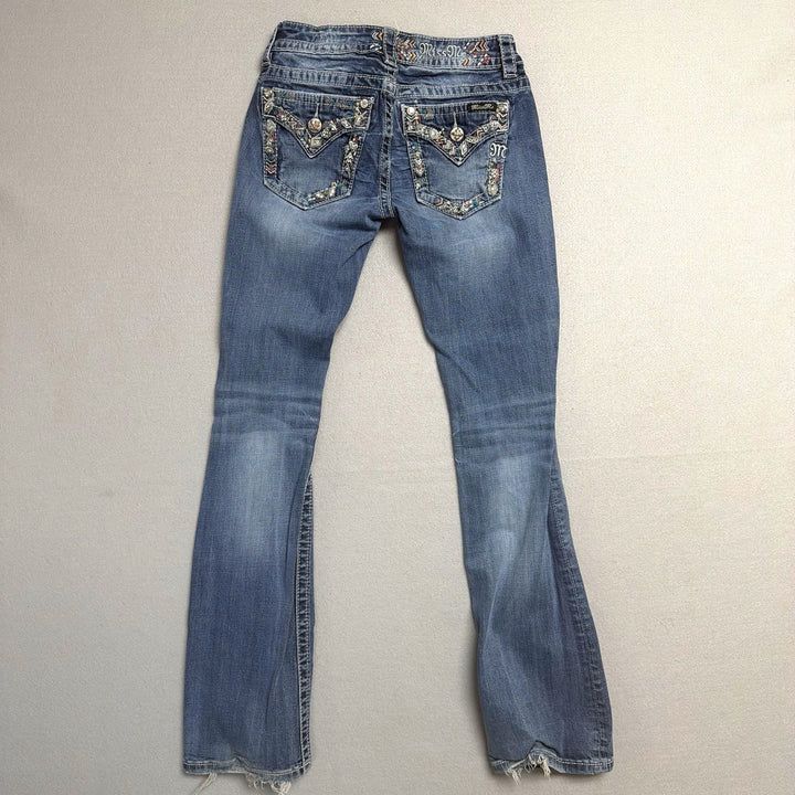 Vintage Miss Me Embellished Pocket Y2K Jeans Size 26