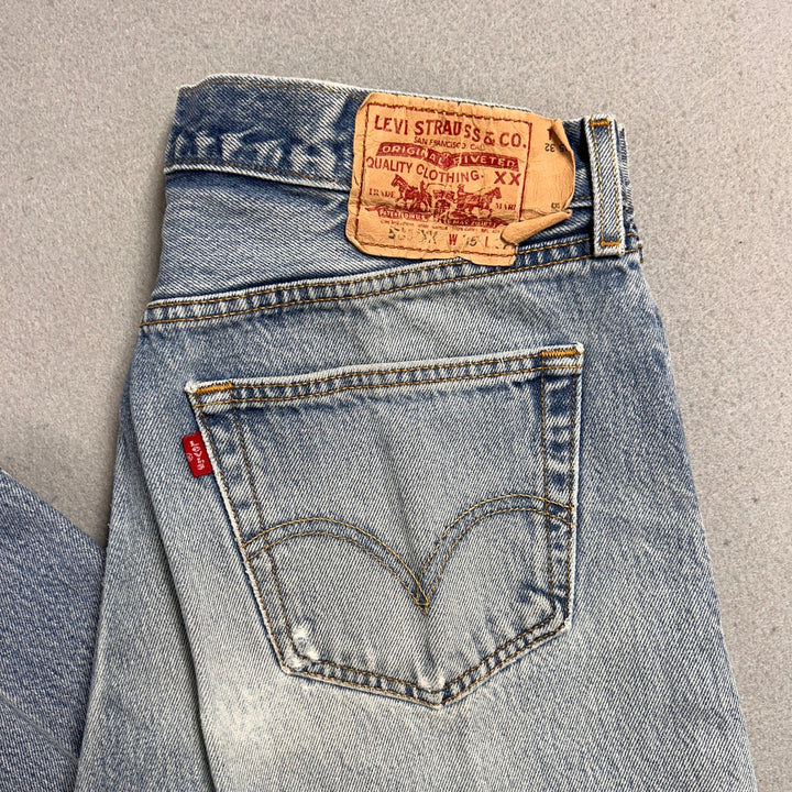Vintage Levi's 501xx Light Blue Jeans Made in USA Men's 32x30