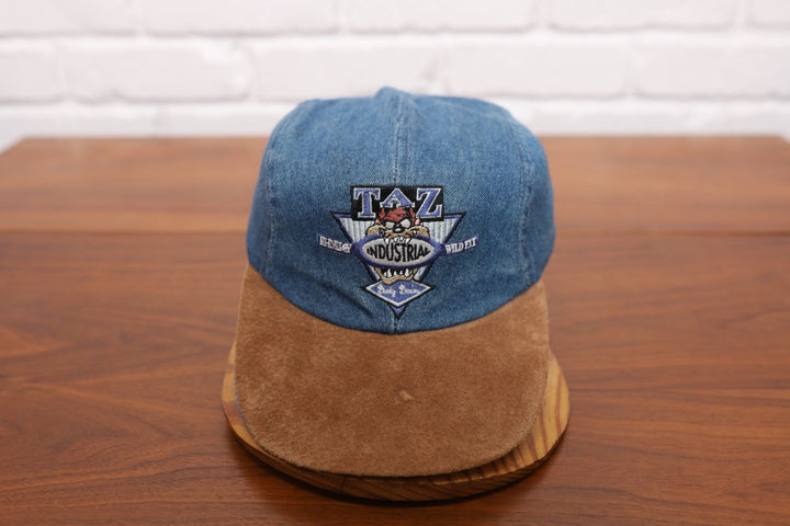 90s looney tunes taz denim hat