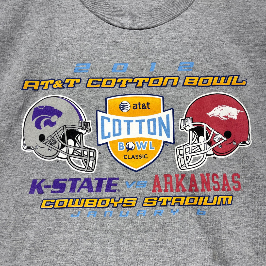 Arkansas vs K state Cotton Bowl 2012 T Shirt Size XL