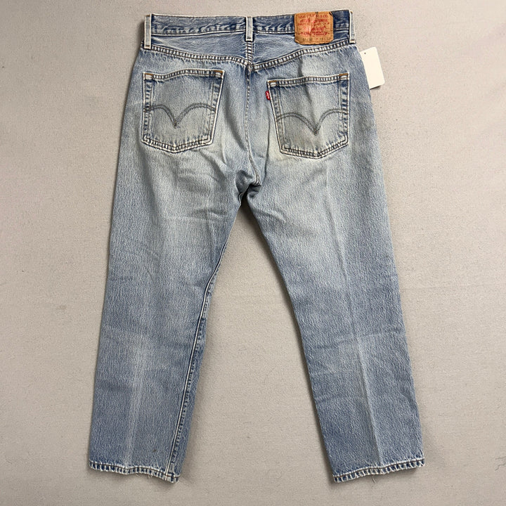 Vintage Levi's 501xx Light Wash Jeans Made in USA Men's 34x29