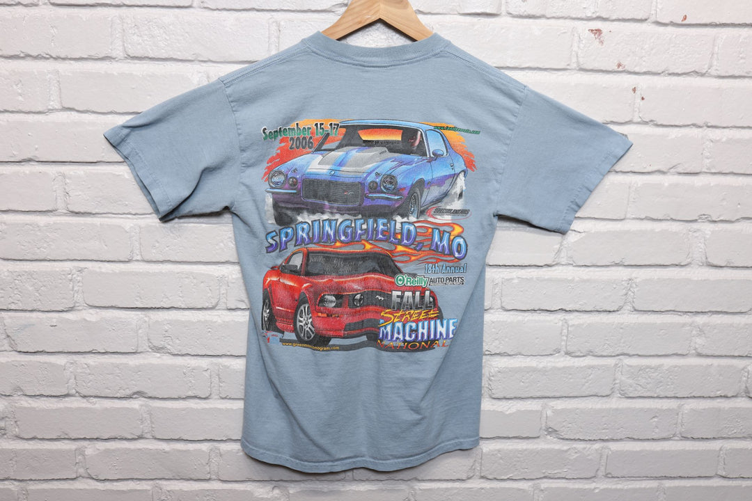 2000s fall street machine nationals light blue shirt size small