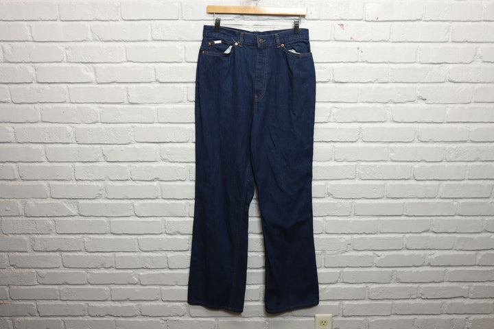 80s levis 514 embellished pocket dark wash jeans size 30/32