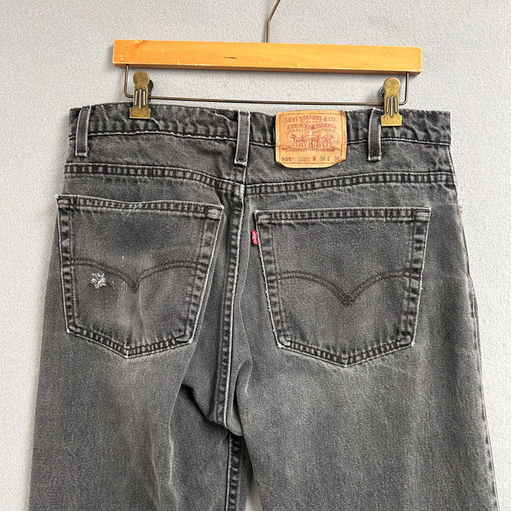 Vintage Levi's 505 Black Jeans Size 36X33