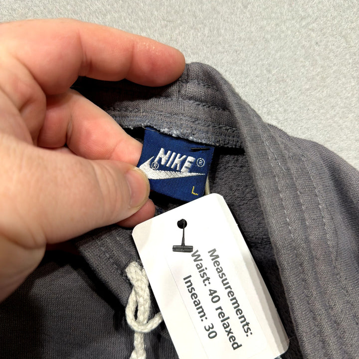 Vintage Nike Gray and Black 80s Sweat Pants Size Large