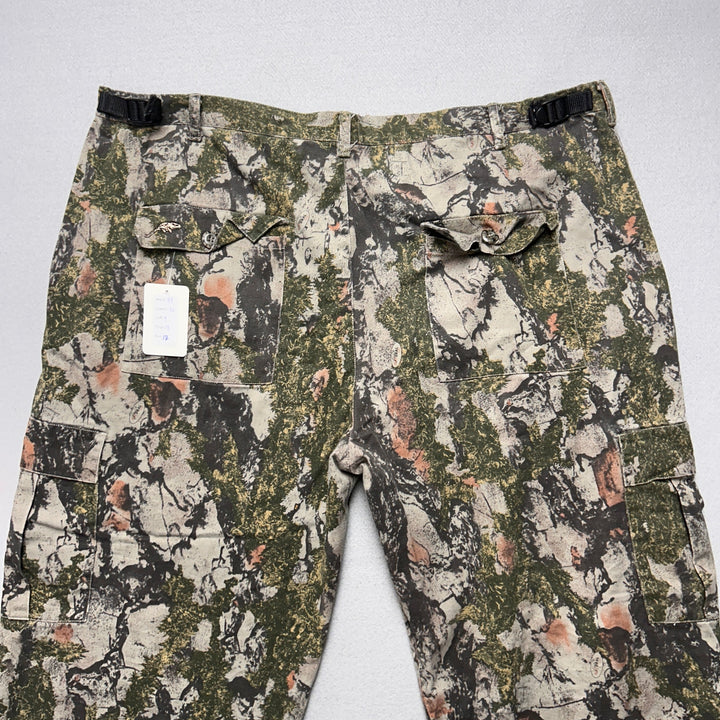 Vintage Natural Gear Camo Cargo Pants Size XXL
