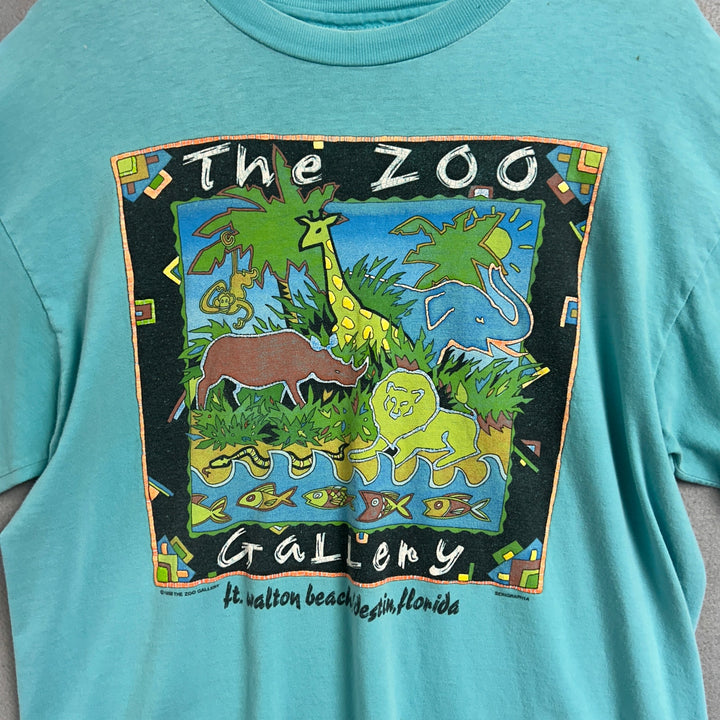 90's The Zoo Gallery Ft Walton Destin Beach Shirt Size Large
