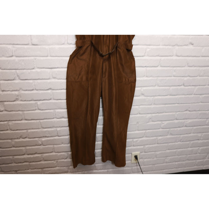 70s Vintage Bill Parry Corduroy Jumpsuit Coveralls Size Large