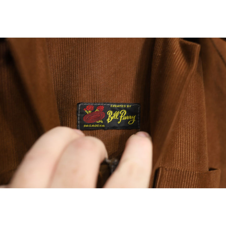 70s Vintage Bill Parry Corduroy Jumpsuit Coveralls Size Large